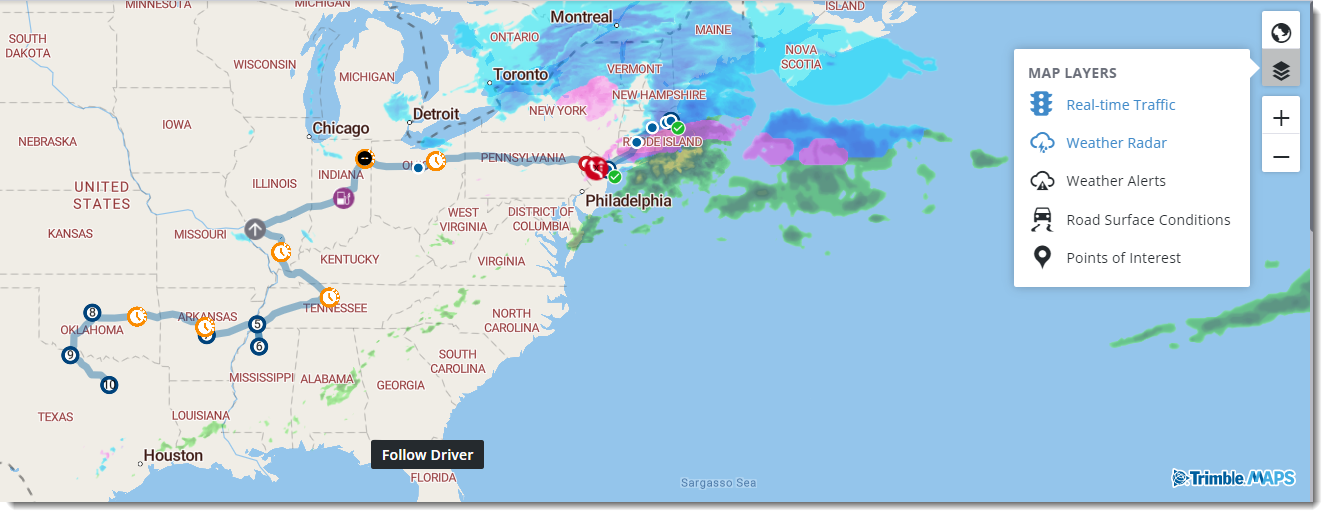 Trip Viewer Map